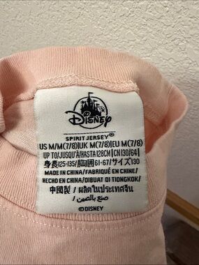 Disney Pink Spirit Jersey - Pastel Pink and Sequince
